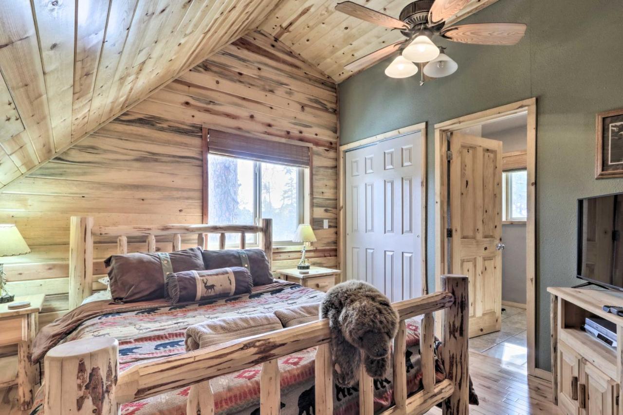 Cozy Heber-Overgaard Cabin With Fire Pit, Game Room! Экстерьер фото