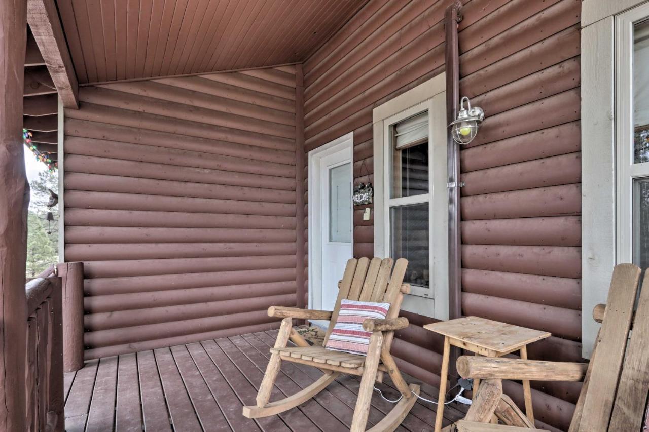 Cozy Heber-Overgaard Cabin With Fire Pit, Game Room! Экстерьер фото