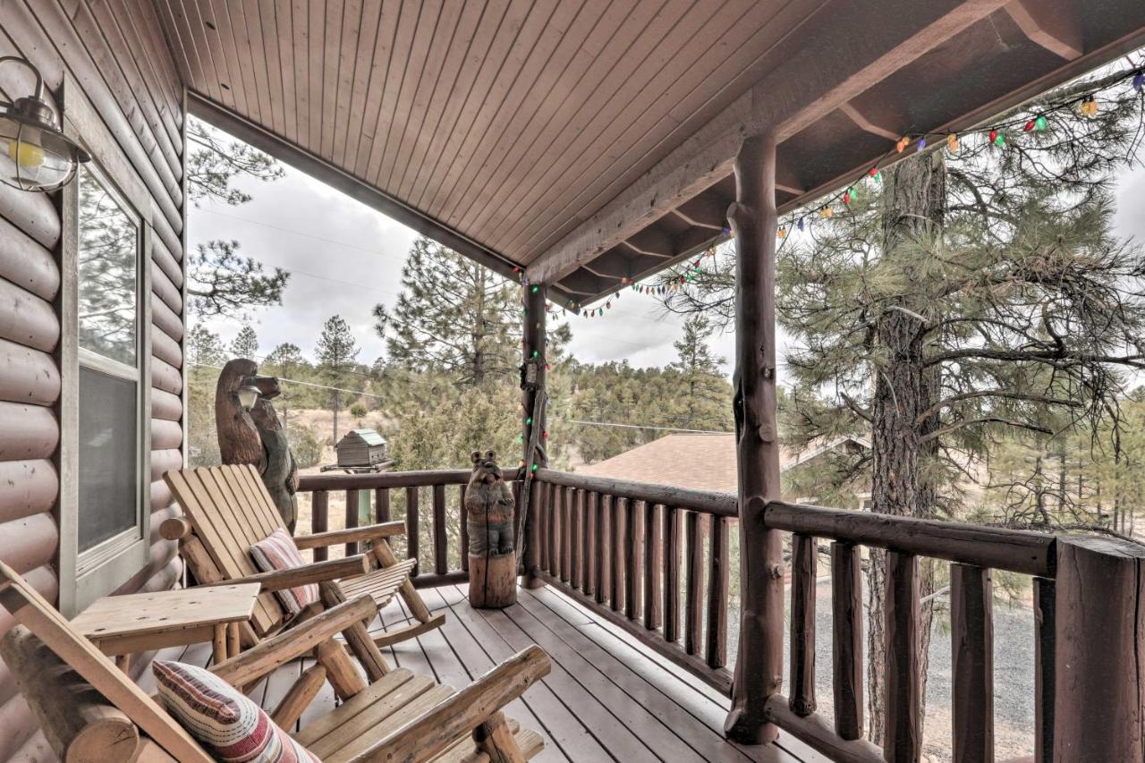 Cozy Heber-Overgaard Cabin With Fire Pit, Game Room! Экстерьер фото